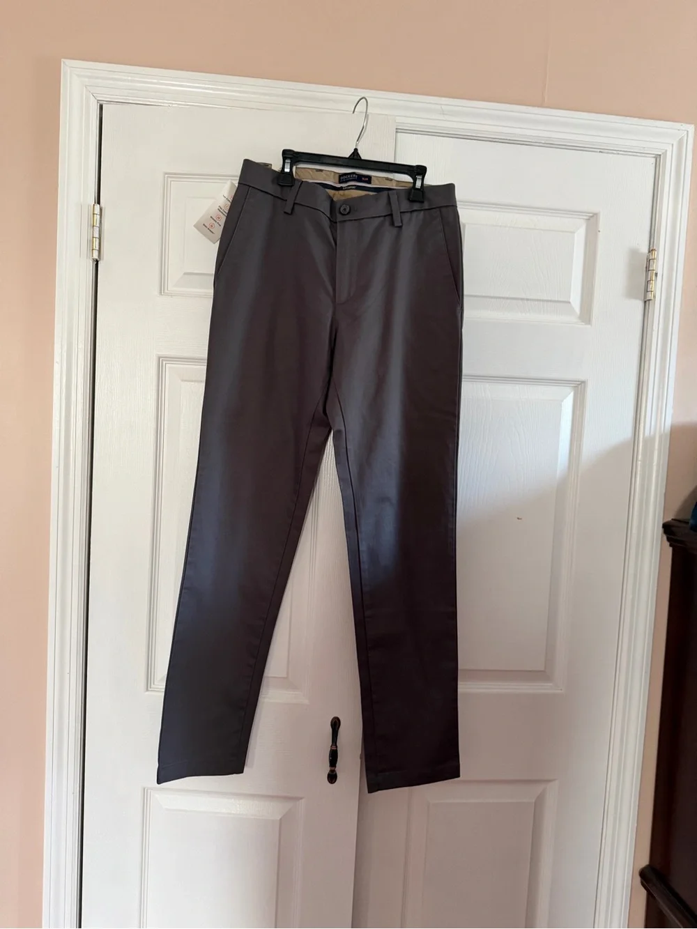 Dockers Men's Charcoal Gray Chinos